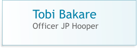 Tobi Bakare Officer JP Hooper